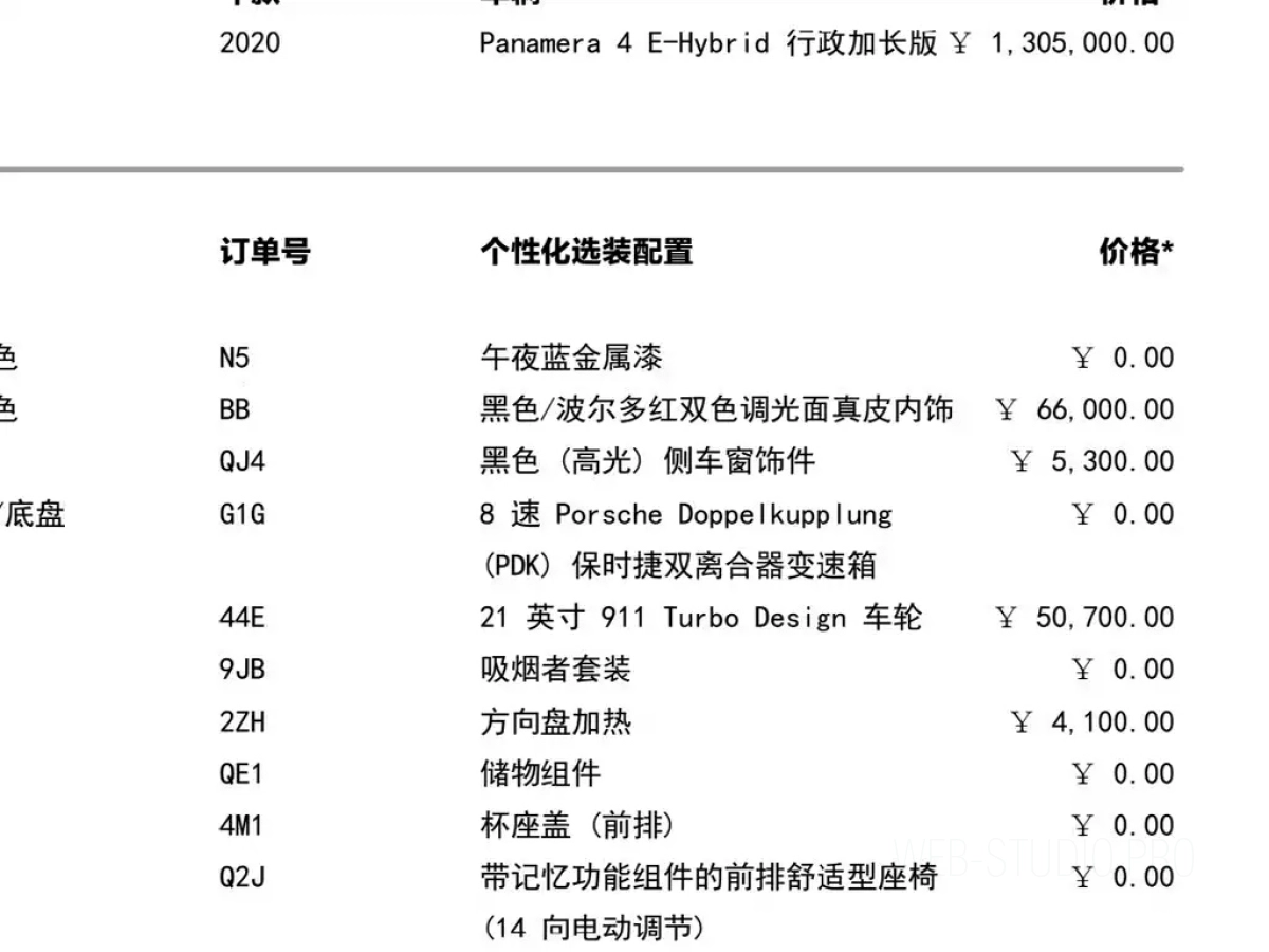 PORSCHE PANAMERA NEW ENERGY