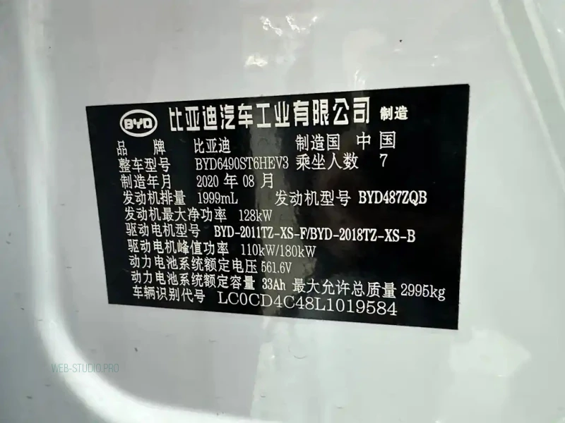 BYD TANG NEW ENERGY